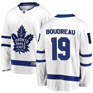 Fanatics Branded Bruce Boudreau Toronto Maple Leafs Youth Breakaway Away Jersey - White