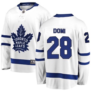 Fanatics Branded Tie Domi Toronto Maple Leafs Youth Breakaway Away Jersey - White