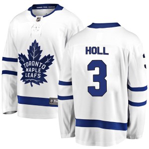 Fanatics Branded Justin Holl Toronto Maple Leafs Youth Breakaway Away Jersey - White