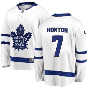 Fanatics Branded Tim Horton Toronto Maple Leafs Youth Breakaway Away Jersey - White
