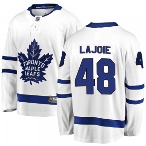 Fanatics Branded Maxime Lajoie Toronto Maple Leafs Youth Breakaway Away Jersey - White
