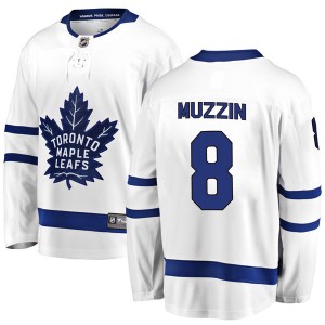 Fanatics Branded Jake Muzzin Toronto Maple Leafs Youth Breakaway Away Jersey - White