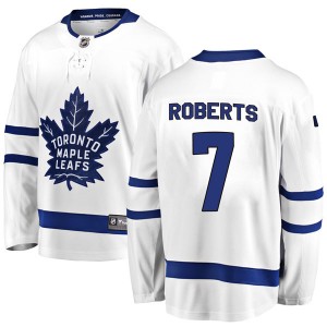 Fanatics Branded Gary Roberts Toronto Maple Leafs Youth Breakaway Away Jersey - White