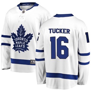 Fanatics Branded Darcy Tucker Toronto Maple Leafs Youth Breakaway Away Jersey - White