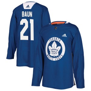 Adidas Bobby Baun Toronto Maple Leafs Men's Authentic Practice Jersey - Royal