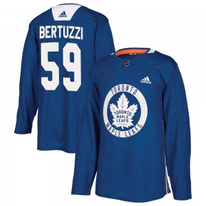 Adidas Tyler Bertuzzi Toronto Maple Leafs Men's Authentic Practice Jersey - Royal