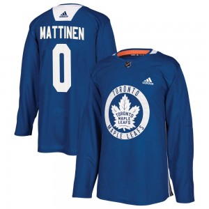 Adidas Nicolas Mattinen Toronto Maple Leafs Men's Authentic Practice Jersey - Royal
