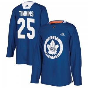 Adidas Conor Timmins Toronto Maple Leafs Men's Authentic Practice Jersey - Royal