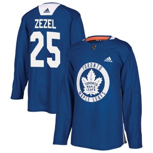 Adidas Peter Zezel Toronto Maple Leafs Men's Authentic Practice Jersey - Royal