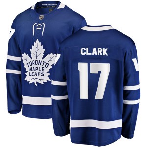 Fanatics Branded Wendel Clark Toronto Maple Leafs Men's Breakaway Home Jersey - Blue