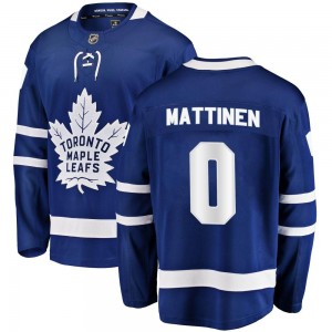 Fanatics Branded Nicolas Mattinen Toronto Maple Leafs Men's Breakaway Home Jersey - Blue