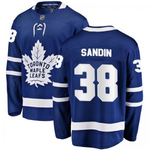 Fanatics Branded Rasmus Sandin Toronto Maple Leafs Men's Breakaway Home Jersey - Blue