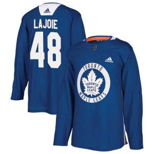 Adidas Maxime Lajoie Toronto Maple Leafs Youth Authentic Practice Jersey - Royal