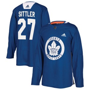 Adidas Darryl Sittler Toronto Maple Leafs Youth Authentic Practice Jersey - Royal