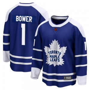 Fanatics Branded Johnny Bower Toronto Maple Leafs Men's Breakaway Special Edition 2.0 Jersey - Royal