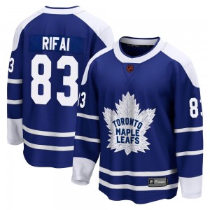 Fanatics Branded Marshall Rifai Toronto Maple Leafs Men's Breakaway Special Edition 2.0 Jersey - Royal