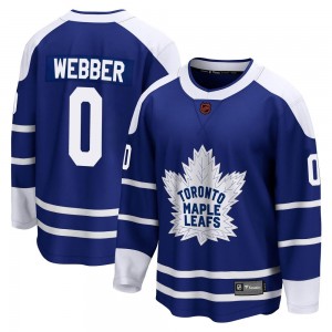 Fanatics Branded Cade Webber Toronto Maple Leafs Men's Breakaway Special Edition 2.0 Jersey - Royal
