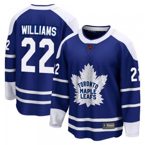 Fanatics Branded Tiger Williams Toronto Maple Leafs Men's Breakaway Special Edition 2.0 Jersey - Royal