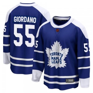 Fanatics Branded Mark Giordano Toronto Maple Leafs Youth Breakaway Special Edition 2.0 Jersey - Royal