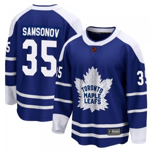 Fanatics Branded Ilya Samsonov Toronto Maple Leafs Youth Breakaway Special Edition 2.0 Jersey - Royal