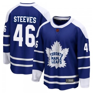 Fanatics Branded Alex Steeves Toronto Maple Leafs Youth Breakaway Special Edition 2.0 Jersey - Royal