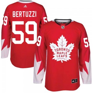 Adidas Tyler Bertuzzi Toronto Maple Leafs Men's Authentic Alternate Jersey - Red