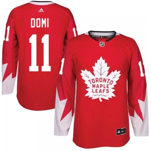 Adidas Max Domi Toronto Maple Leafs Men's Authentic Alternate Jersey - Red