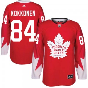 Adidas Mikko Kokkonen Toronto Maple Leafs Men's Authentic Alternate Jersey - Red