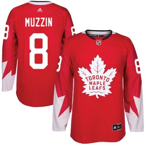 Adidas Jake Muzzin Toronto Maple Leafs Men's Authentic Alternate Jersey - Red