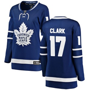 Fanatics Branded Wendel Clark Toronto Maple Leafs Women's Breakaway Home Jersey - Blue