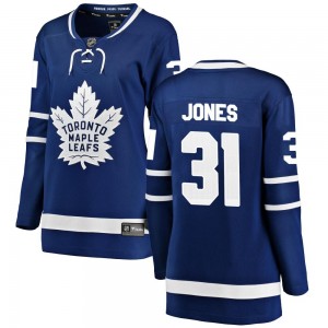 Fanatics Branded Martin Jones Toronto Maple Leafs Women's Breakaway Home Jersey - Blue