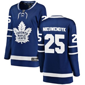 Fanatics Branded Joe Nieuwendyk Toronto Maple Leafs Women's Breakaway Home Jersey - Blue