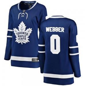 Fanatics Branded Cade Webber Toronto Maple Leafs Women's Breakaway Home Jersey - Blue