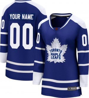 Fanatics Branded Custom Toronto Maple Leafs Women's Custom Breakaway Special Edition 2.0 Jersey - Royal