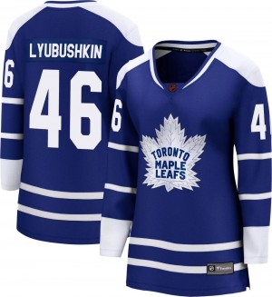Fanatics Branded Ilya Lyubushkin Toronto Maple Leafs Women's Breakaway Special Edition 2.0 Jersey - Royal