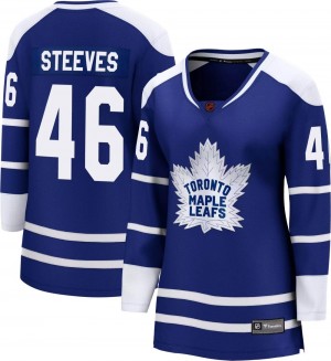 Fanatics Branded Alex Steeves Toronto Maple Leafs Women's Breakaway Special Edition 2.0 Jersey - Royal