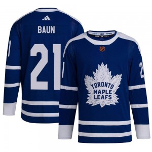 Adidas Bobby Baun Toronto Maple Leafs Youth Authentic Reverse Retro 2.0 Jersey - Royal