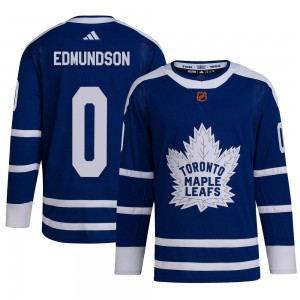 Adidas Joel Edmundson Toronto Maple Leafs Youth Authentic Reverse Retro 2.0 Jersey - Royal