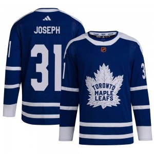 Adidas Curtis Joseph Toronto Maple Leafs Youth Authentic Reverse Retro 2.0 Jersey - Royal