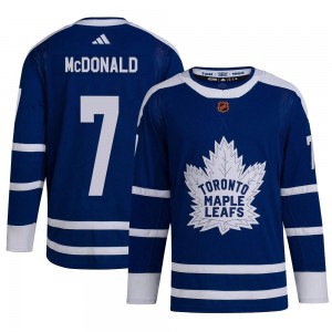 Adidas Lanny McDonald Toronto Maple Leafs Youth Authentic Reverse Retro 2.0 Jersey - Royal