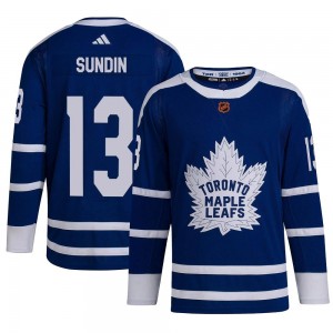 Adidas Mats Sundin Toronto Maple Leafs Youth Authentic Reverse Retro 2.0 Jersey - Royal