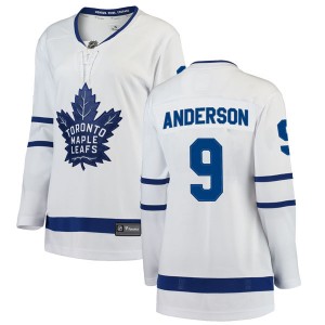 Fanatics Branded Glenn Anderson Toronto Maple Leafs Women's Breakaway Away Jersey - White