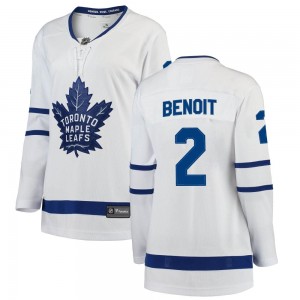 Fanatics Branded Simon Benoit Toronto Maple Leafs Women's Breakaway Away Jersey - White