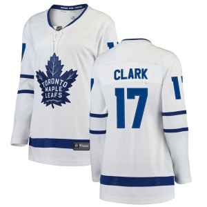 Fanatics Branded Wendel Clark Toronto Maple Leafs Women's Breakaway Away Jersey - White