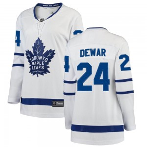 Fanatics Branded Connor Dewar Toronto Maple Leafs Women's Breakaway Away Jersey - White