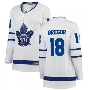 Fanatics Branded Noah Gregor Toronto Maple Leafs Women's Breakaway Away Jersey - White