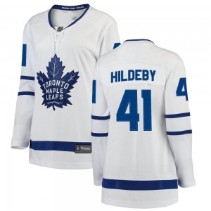 Fanatics Branded Dennis Hildeby Toronto Maple Leafs Women's Breakaway Away Jersey - White