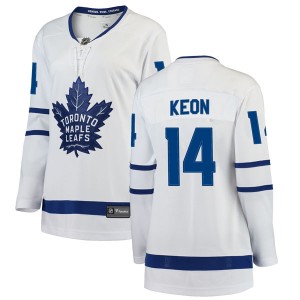 Fanatics Branded Dave Keon Toronto Maple Leafs Women's Breakaway Away Jersey - White