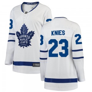 Fanatics Branded Matthew Knies Toronto Maple Leafs Women's Breakaway Away Jersey - White