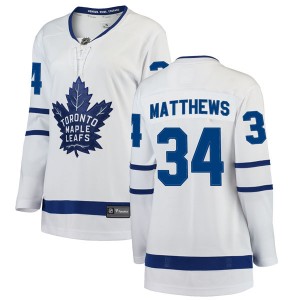 Fanatics Branded Auston Matthews Toronto Maple Leafs Women's Breakaway Away Jersey - White
